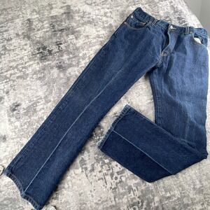 Vtg Levi Mens 34x30 517 Boot Cut 2002 Medium Wash Blue Denim Y2K Streetwear